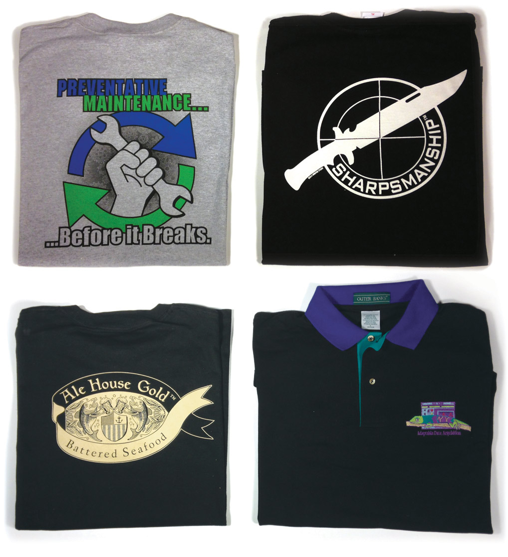 Four Shirt Design Samples