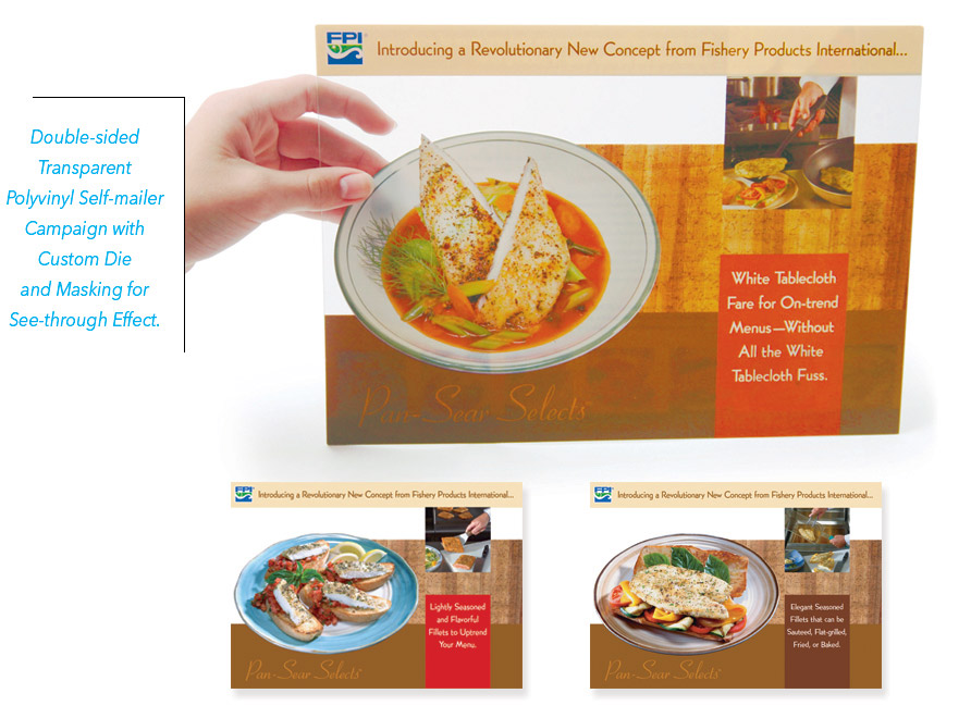 Transparent Mailer for Fishery Products International