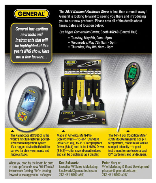 General Tools and Instruments Email Graphics