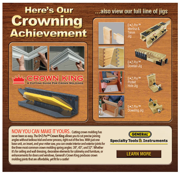 General Tools Crown King Wood Jig Email Graphics